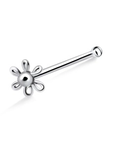 Spiral Flower Shaped Bone Nose Stud NSKD-25B